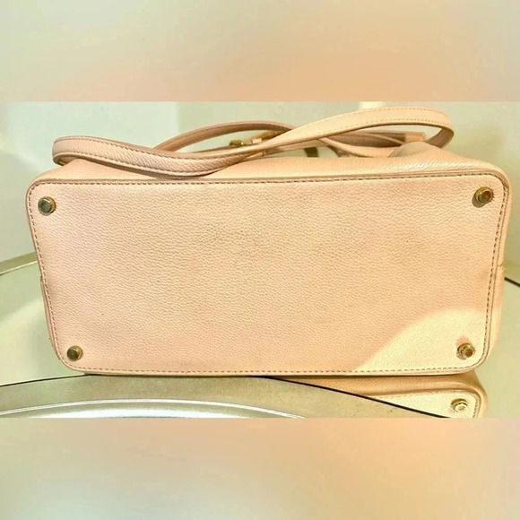 Gently Used KATE SPADE pale Pink Leather Satchel/Crossbody Bag - Picture 6 of 10
